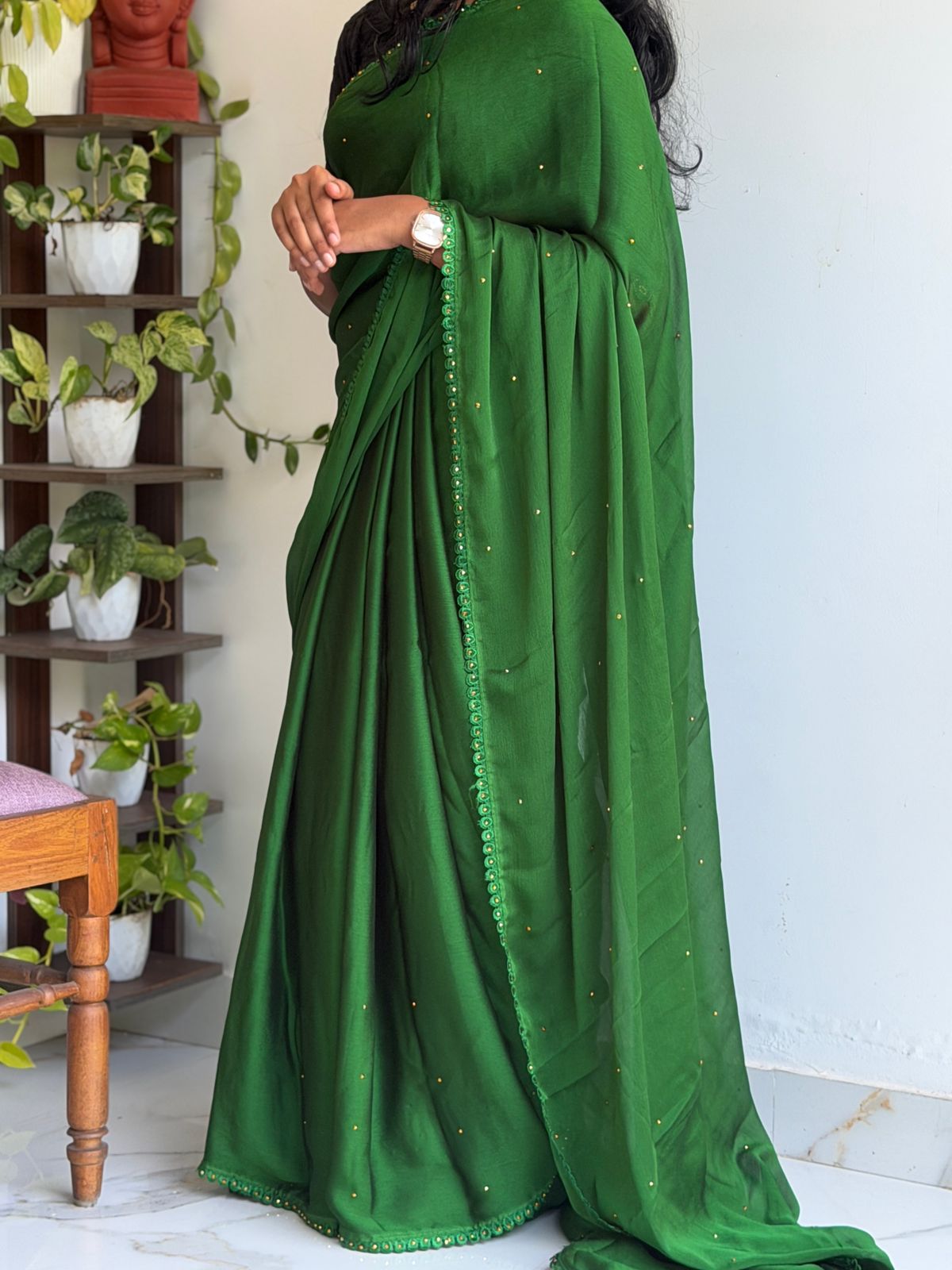 GREEN SAREE