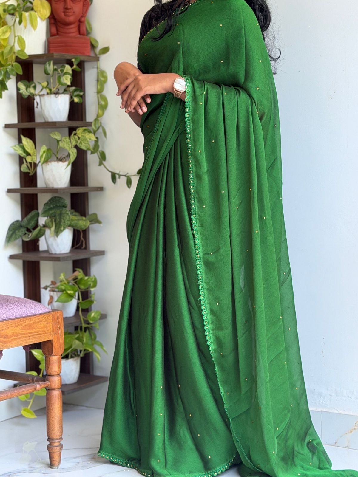 GREEN SAREE